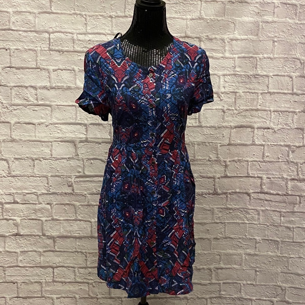 Minkpink button down shortsleeved Dress